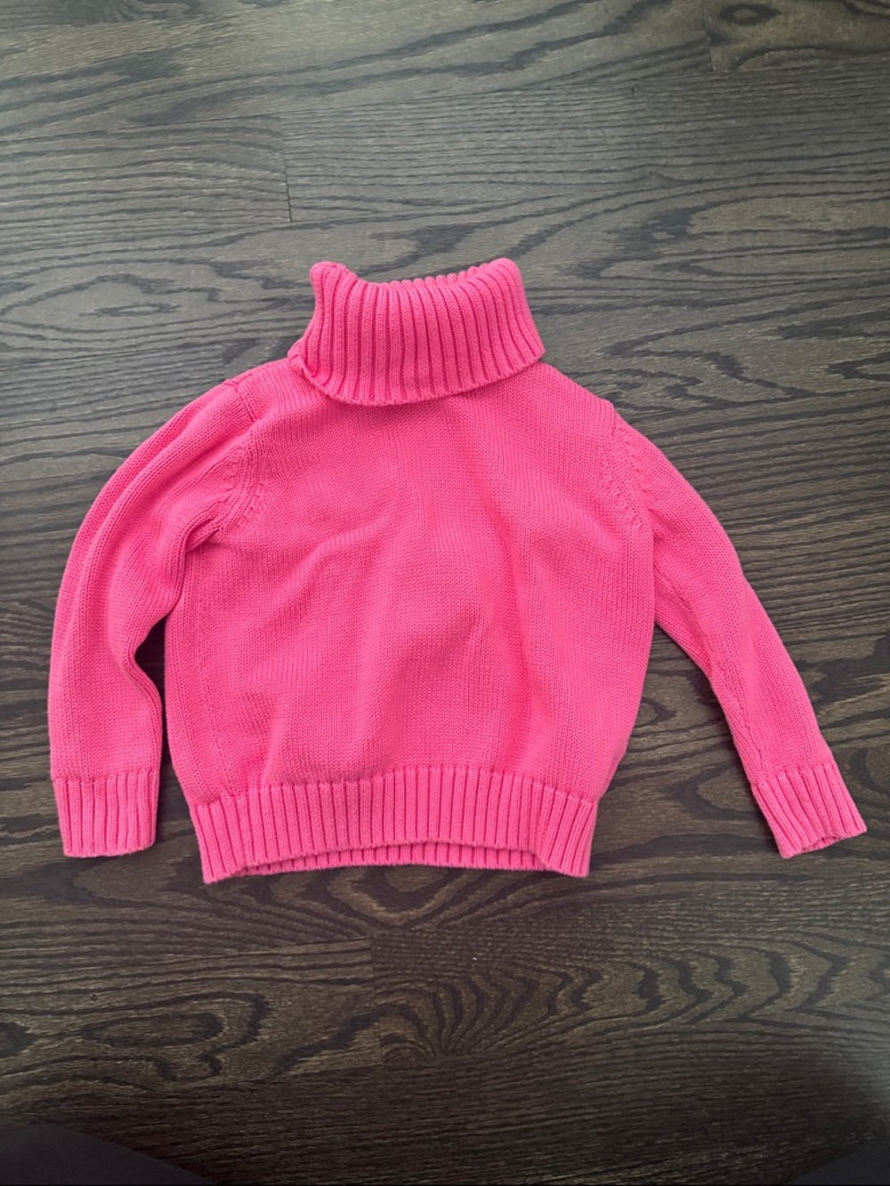The Beaufort Bonnet Company Hot Pink Turtleneck Sweater - Kids